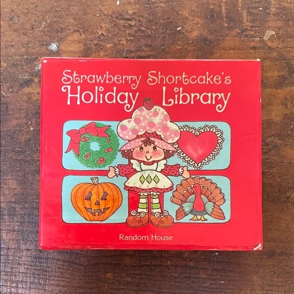 Vintage Strawberry Shortcake Holiday Library 4 Book Set - Picture 5 of 7